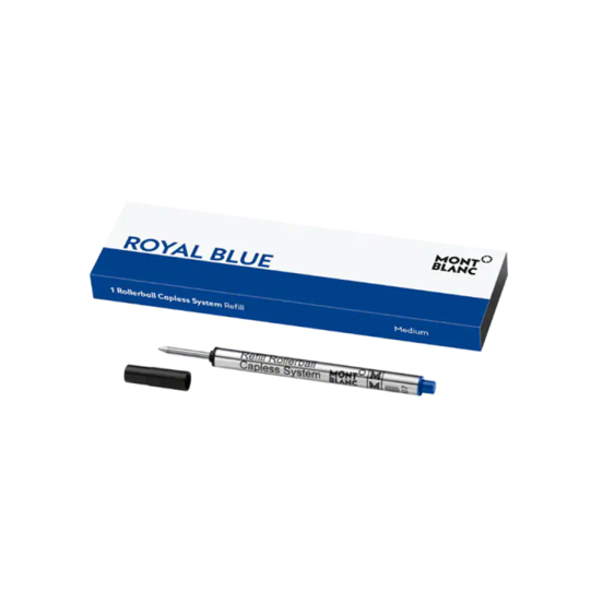 1 kodoliņš pildspalvai - rollerim Capless System zilās krāsas, līnijas biezums vidējs, M