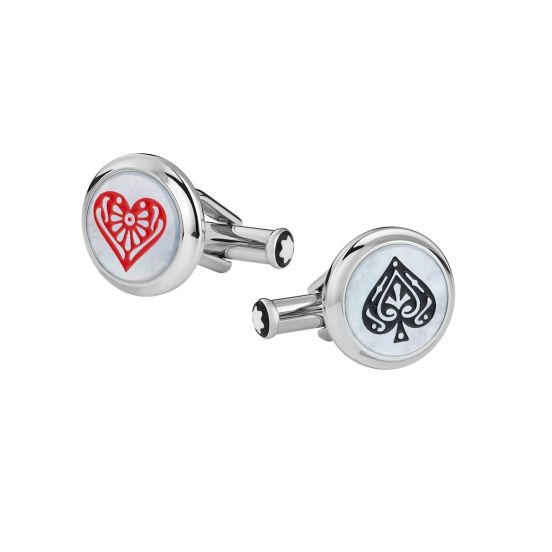 Aproču pogas Meisterstück par godu romānam "Apceļo pasauli 80 dienās" Spade & Heart