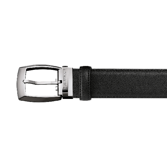 Josta Montblanc melnā krāsas, ādas, 35mm