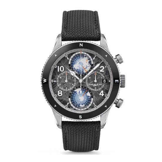 Pulkstenis Montblanc 1858 Geosphere Chronograph 0 Oxygen The 8000 Limited Edition - 290 eksemplāri