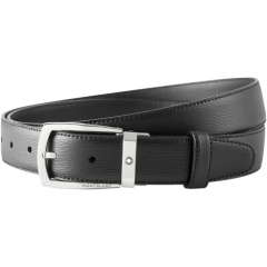 Montblanc Westside ādas josta melna 30 mm