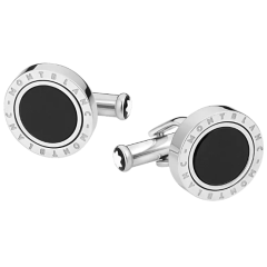 Aproču pogas Montblanc Meisterstück ar oniksu