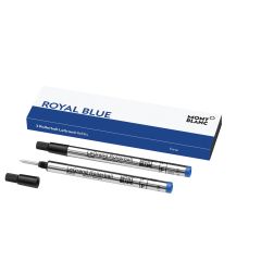 2 kodoliņi Montblanc pildspalvai - rollerim LeGrand ROYAL BLUE, līnijas biezums vidējs, M