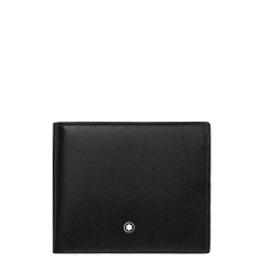 Maks Montblanc Meisterstück 10 kredītkartēm ar nodalījumu monētām, melns