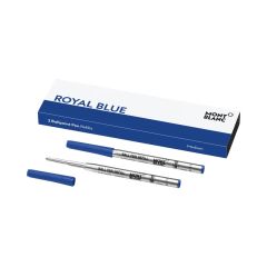 2 kodoliņi lodīšu pildspalvai Montblanc Royal Blue, Medium