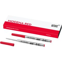 2 kodoliņi lodīšu pildspalvai Montblanc Modena Red