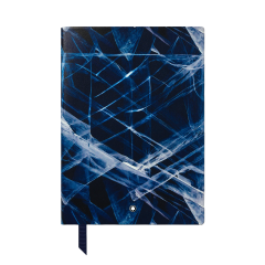 Piezīmju grāmata #163 medium Montblanc Meisterstück Glacier, zilā, līniju