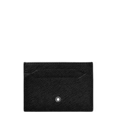 Maks Montblanc Sartorial card holder 5cc, melns