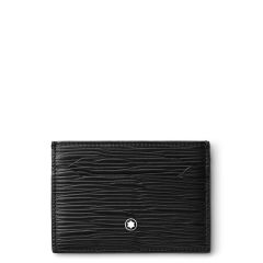Maks Montblanc Meisterstück 4810 card holder 5cc, melns