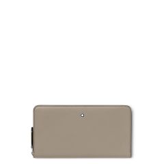 Maks Montblanc Meisterstück Selection Soft wallet 12cc ar rāvējslēdzēju, bēšs