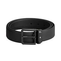 Josta Montblanc 35 mm, ādas, melna