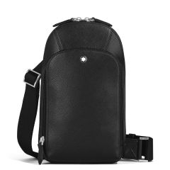 Soma Montblanc Sartorial Sling bag, melnā krāsā